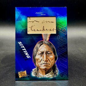 2021 Pieces of the Past Sitting Bull Handwritten Document Relic Lakota Leader